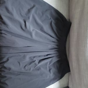 Stretch black swing pants